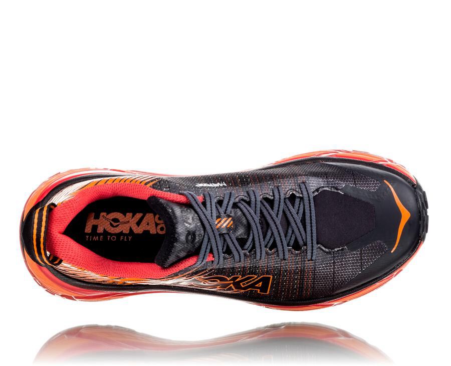 Hoka One One Trail Schoenen Dames - Evo Mafate 2 - Zwart/Rood - WG2059138